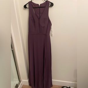 Azazie Plum Bridesmaid Dress A8